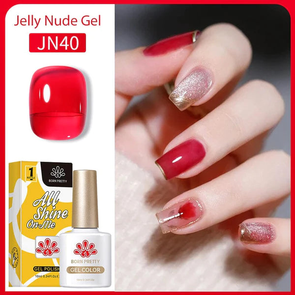 Born Pretty Transparent Jelly Gel Polish JN40 (10ml)