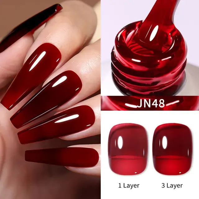Born Pretty Transparent Jelly Gel Polish JN48 (10ml)