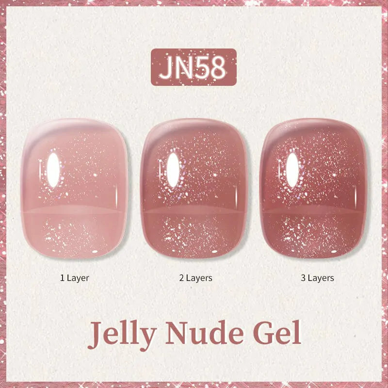 Born Pretty Transparent Jelly Gel Polish JN58 (10ml)
