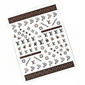 Brand Nail Stickers Sheet (JO-729)