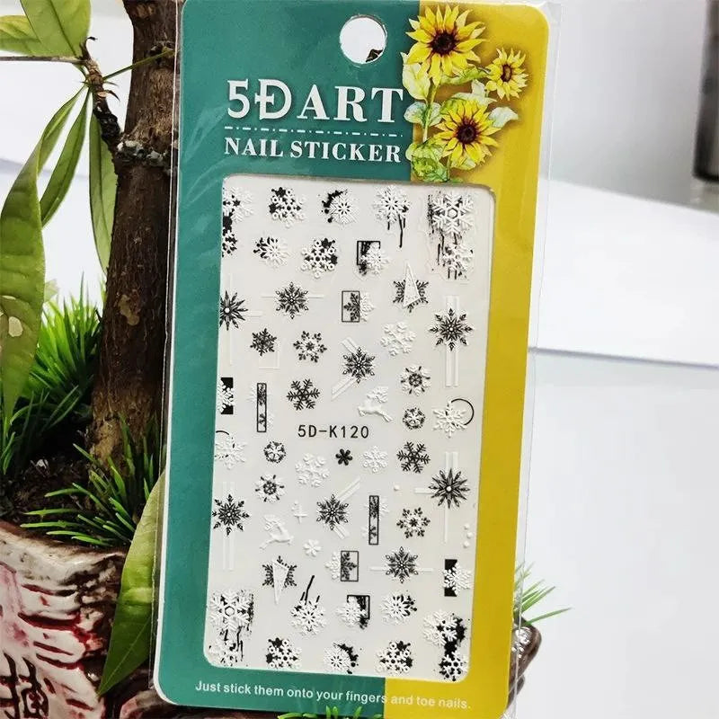 Christmas Themed 5D Sticker Sheets (5D-K120)
