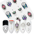Lace Art Water Decal Sticker Sheets (WG4202)