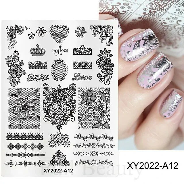 Lace Design Stamping Plate (XY2022-A12)