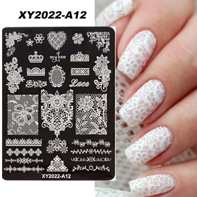 Lace Design Stamping Plate (XY2022-A12)