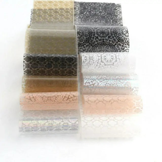 Lace Print Transfer Foil Box (5 in 1)