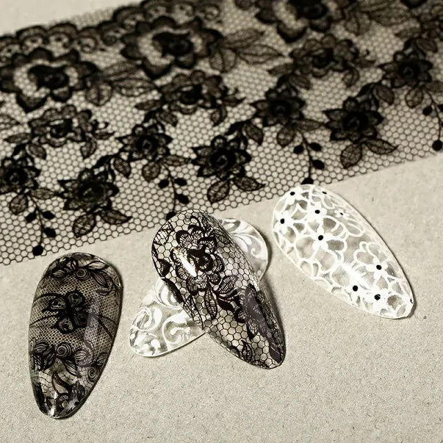 Lace Print Transfer Foil Box (Random Prints)