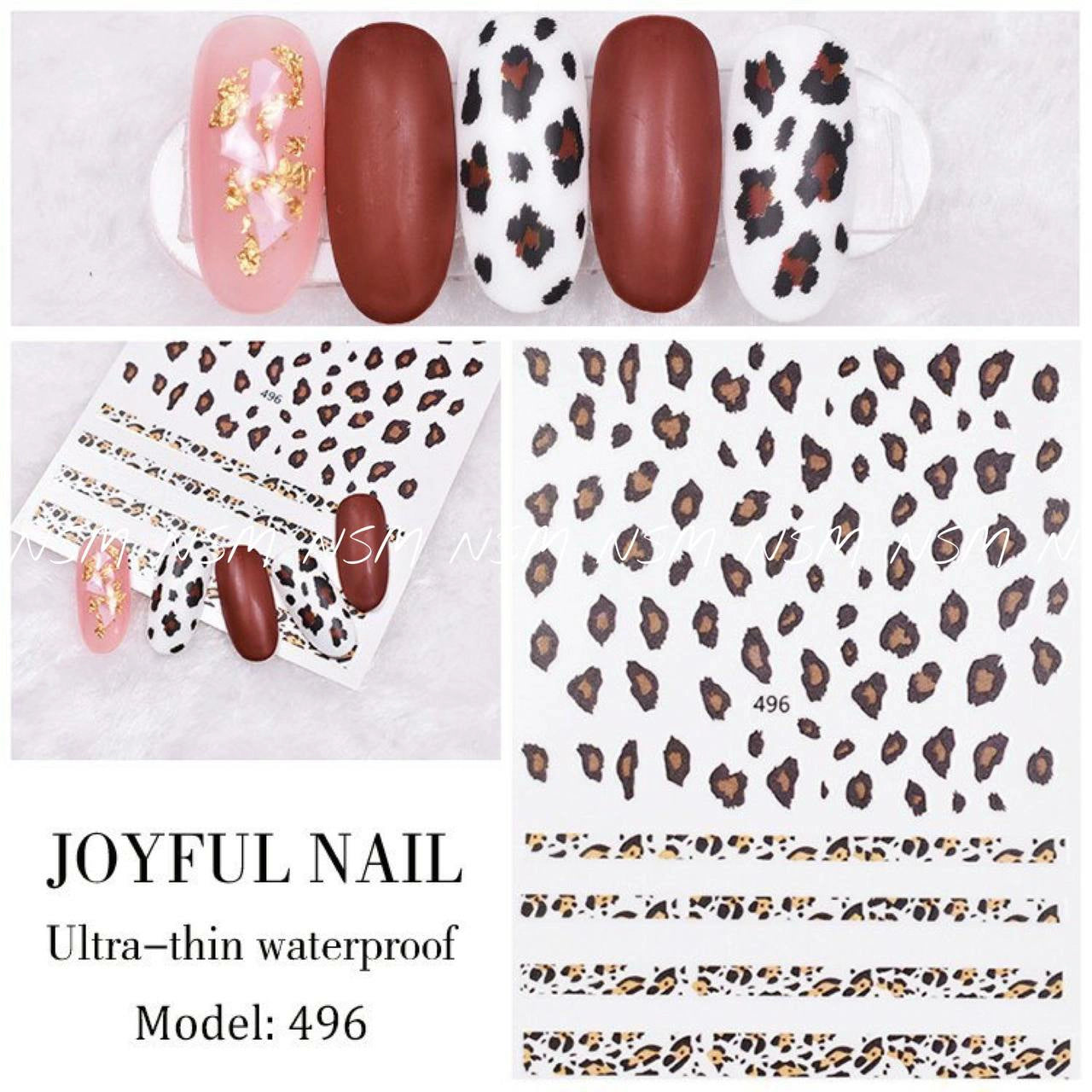 Leopard Patches Sticker Sheet (496)