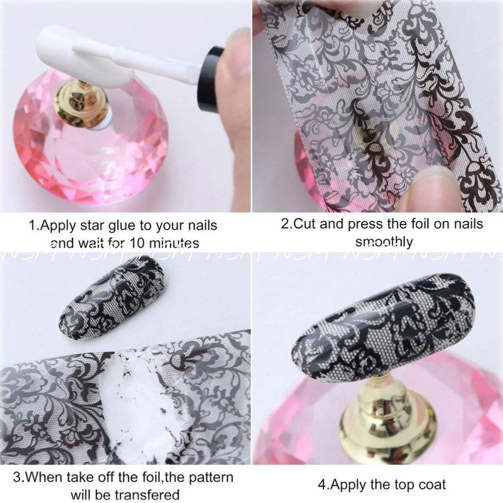 Leopard and Marble Print Transfer Foil Without Box (Set Of 10)