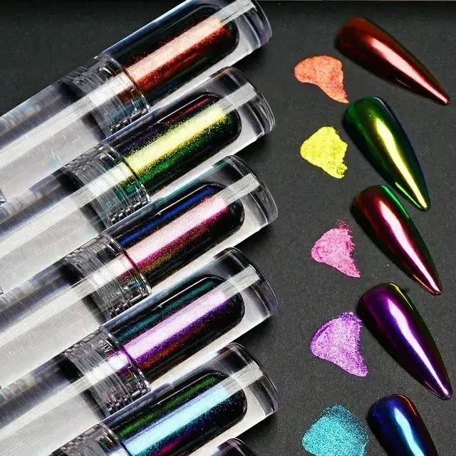 Liquid Chrome Powder (Set Of 6 Colors)
