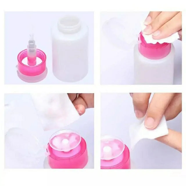 Acetone Or Nail Polish Dispenser Pump Bottle (75ml)