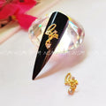 Love Gold Nail Charms (2Pc Set)