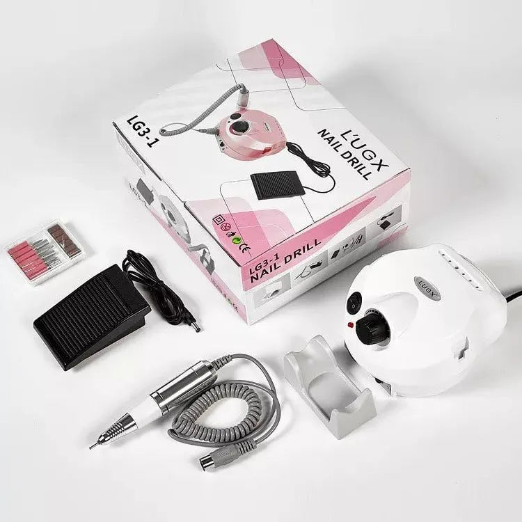 LUGX 202s Nail Drill Machine for Professional Nail Salons (35000 RPM)