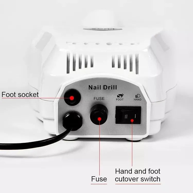 LUGX 202s Nail Drill Machine for Professional Nail Salons (35000 RPM)