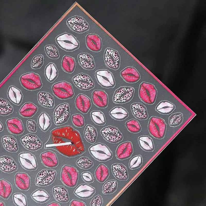 Lusciuos Lips Nail Art Sticker Sheets (MG10419-03)