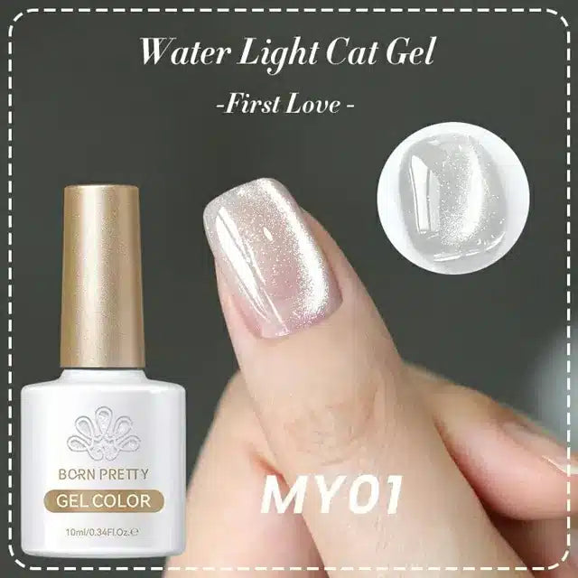 Born Pretty Water Light Cat Magnetic Gel Polish First Love MY01 (10ml)