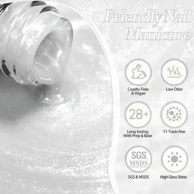 Born Pretty Water Light Cat Magnetic Gel Polish First Love MY01 (10ml)