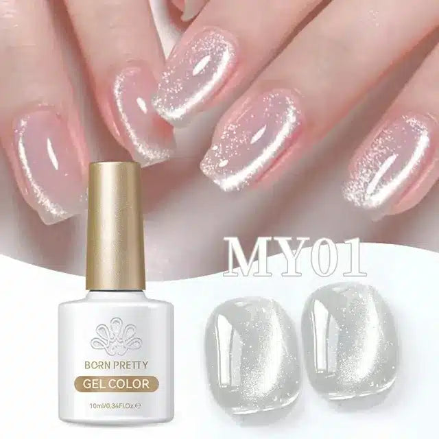 Born Pretty Water Light Cat Magnetic Gel Polish First Love MY01 (10ml)