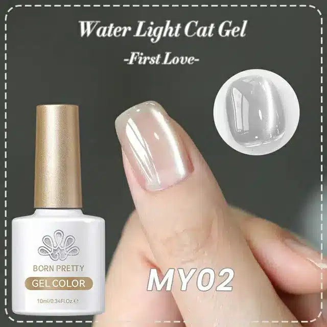 Born Pretty Water Light Cat Magnetic Gel Polish First Love MY02 (10ml)