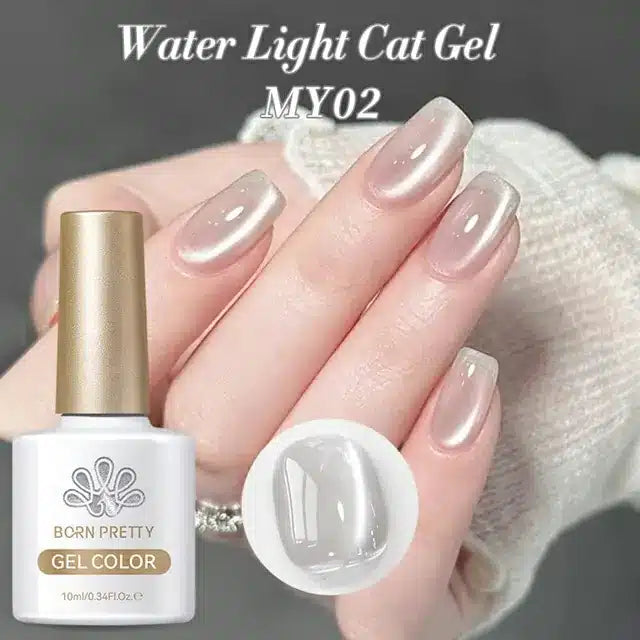 Born Pretty Water Light Cat Magnetic Gel Polish First Love MY02 (10ml)