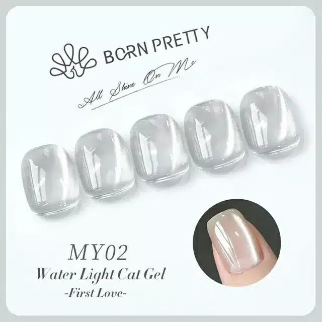 Born Pretty Water Light Cat Magnetic Gel Polish First Love MY02 (10ml)