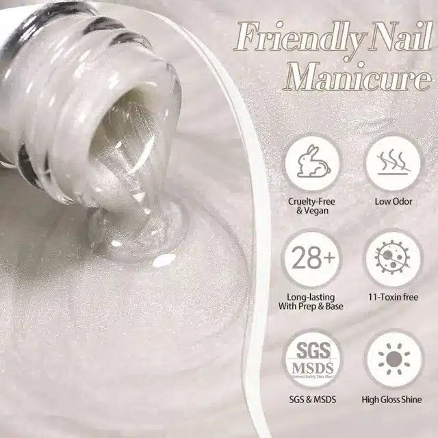 Born Pretty Water Light Cat Magnetic Gel Polish First Love MY03 (10ml)