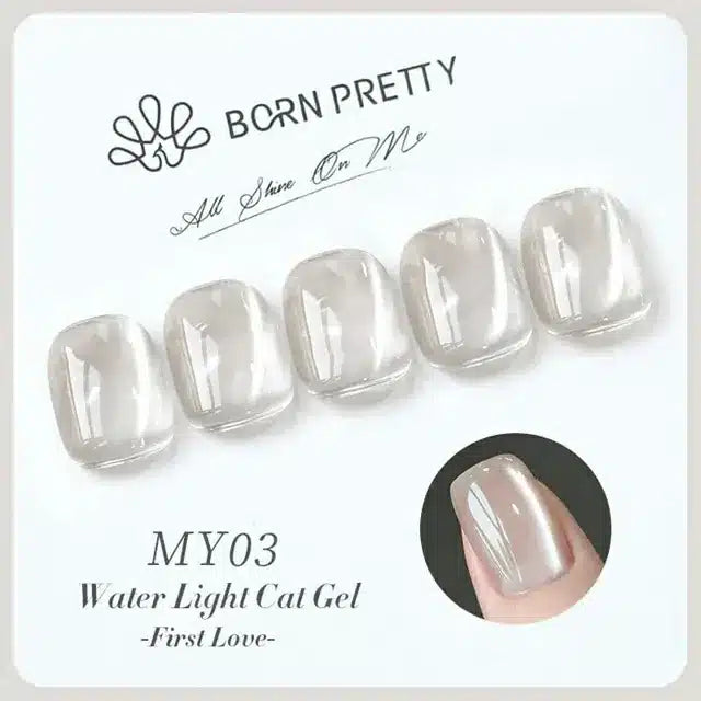 Born Pretty Water Light Cat Magnetic Gel Polish First Love MY03 (10ml)