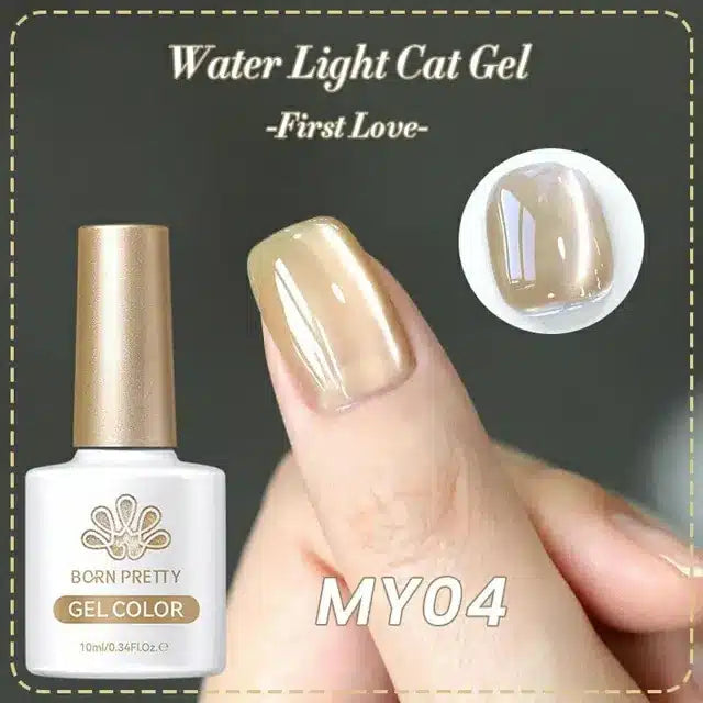 Born Pretty Water Light Cat Magnetic Gel Polish First Love MY04 (10ml)