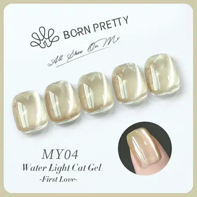 Born Pretty Water Light Cat Magnetic Gel Polish First Love MY04 (10ml)
