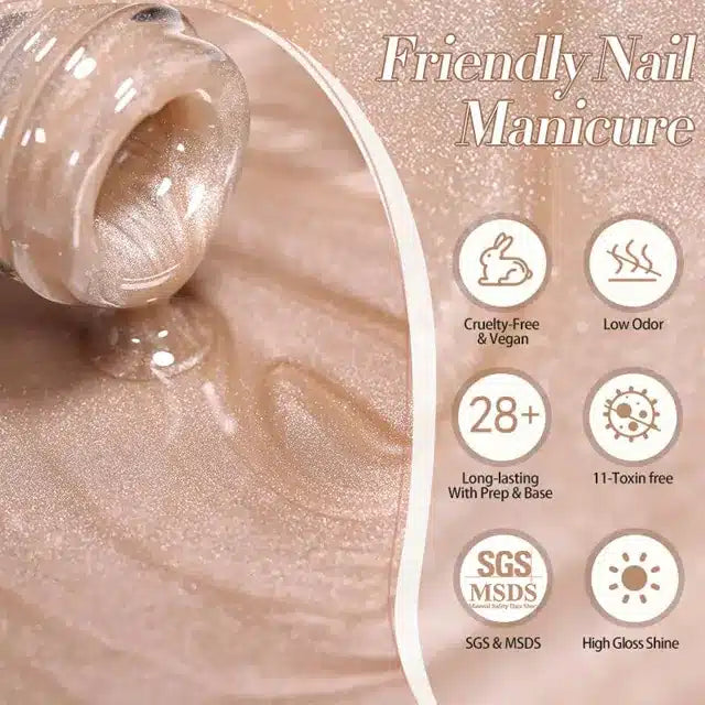 Born Pretty Water Light Cat Magnetic Gel Polish First Love MY05 (10ml)