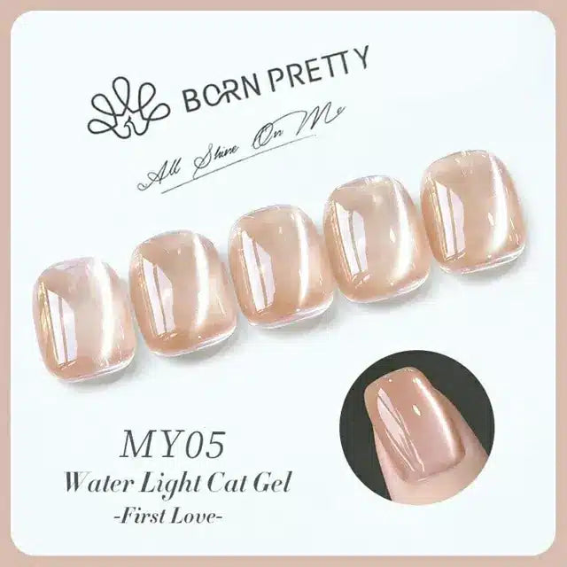 Born Pretty Water Light Cat Magnetic Gel Polish First Love MY05 (10ml)