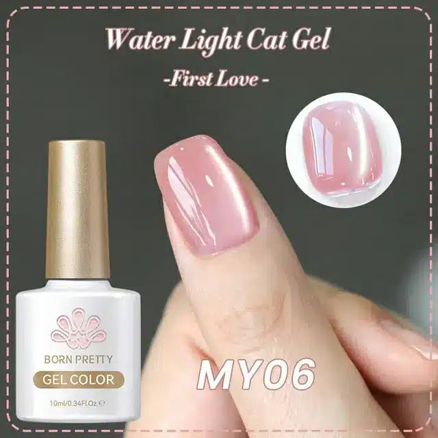Born Pretty Water Light Cat Magnetic Gel Polish First Love MY06 (10ml)