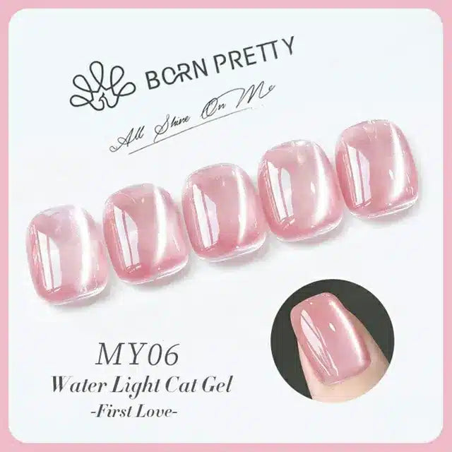Born Pretty Water Light Cat Magnetic Gel Polish First Love MY06 (10ml)