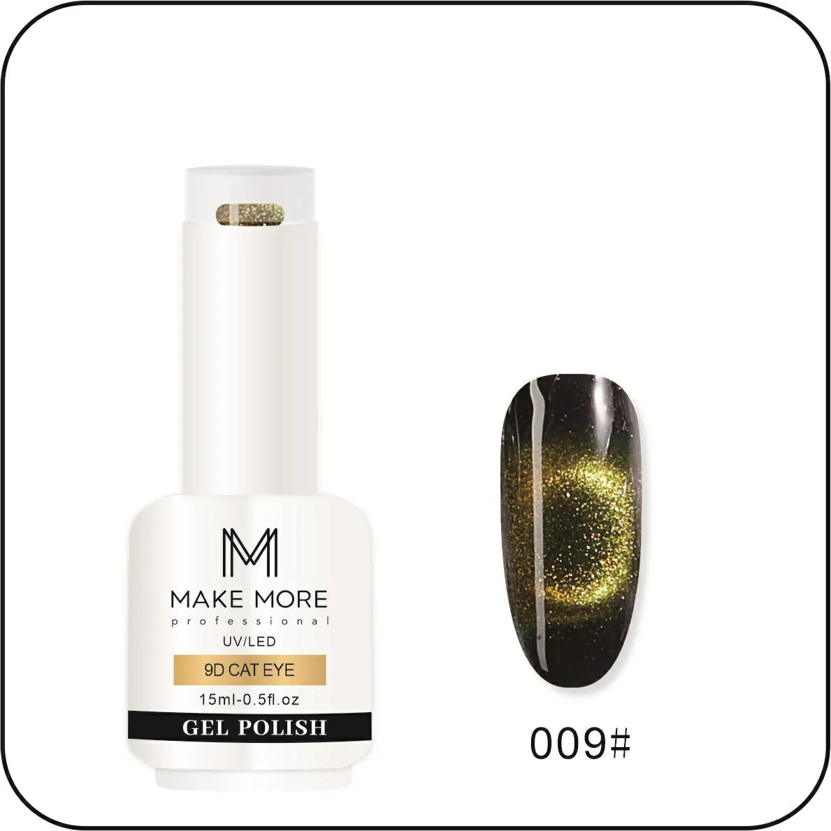 Make More 9D Cat Eye Gel Polish (15ml) 009