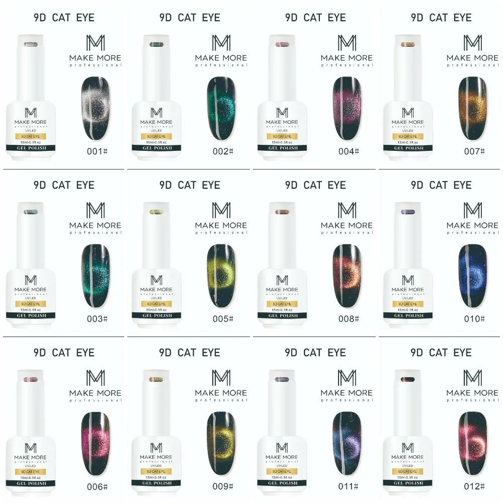 Make More 9D Cat Eye Gel Polish (15ml) 012