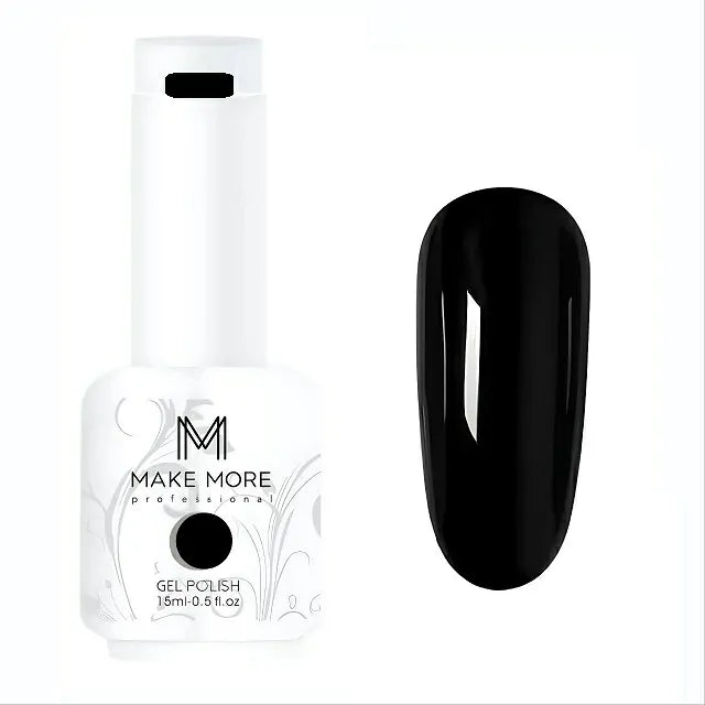 Make More Black Gel Nail Polish (15ml) (002)
