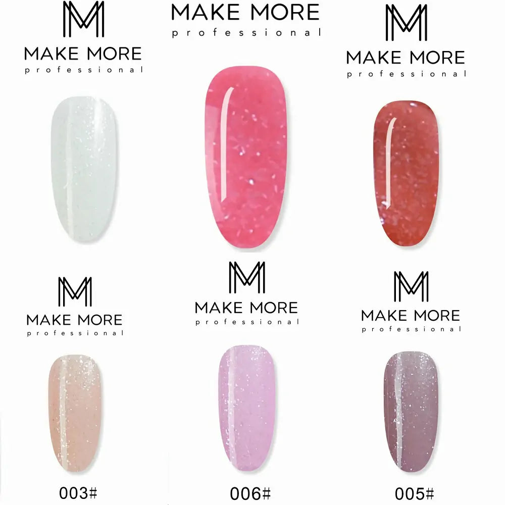 Make More Crystal French Gel Polish (15ml) 004