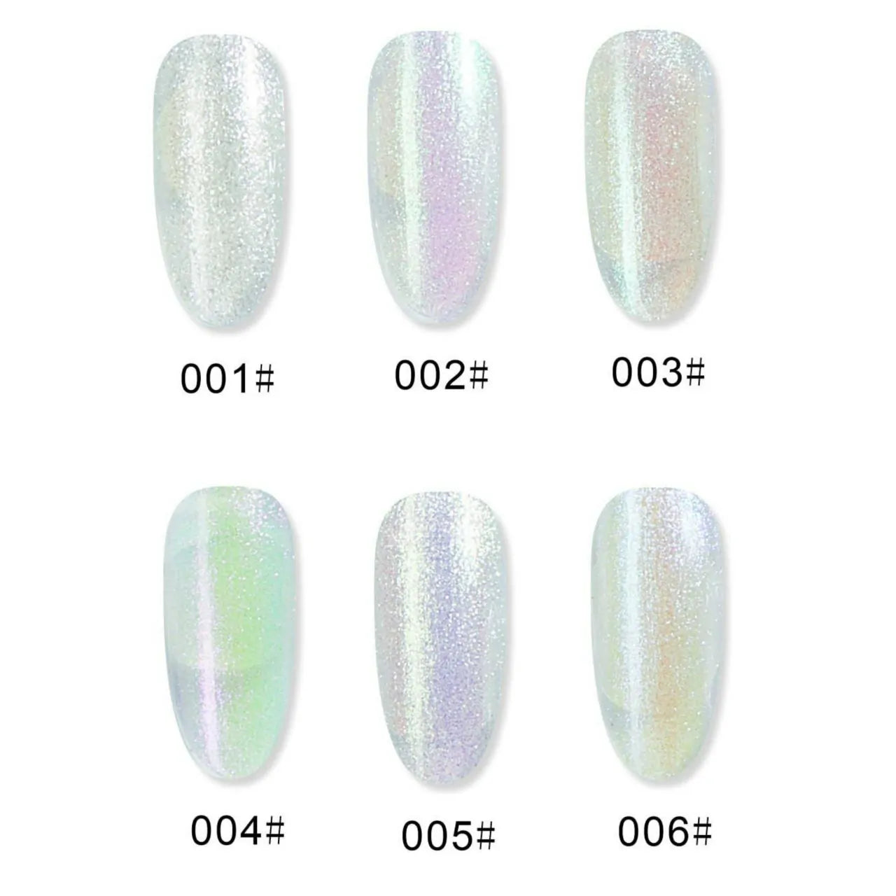 Make More Crystal White Aurora Gel Polish (15ml) 005
