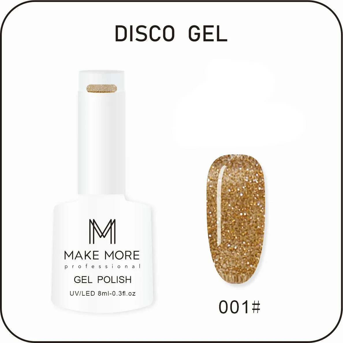 Make More Disco Gel Polish (8ml) 001