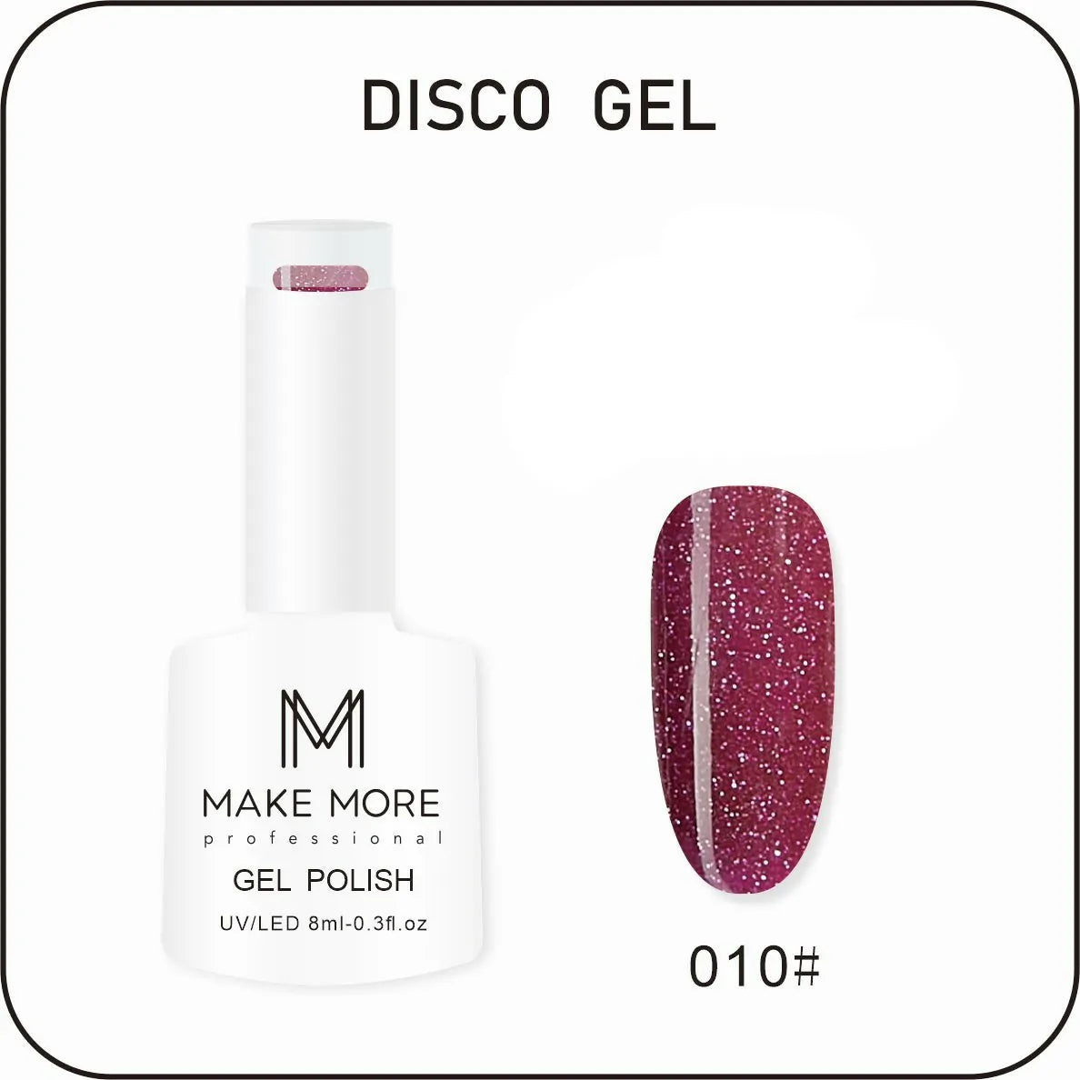 Make More Disco Gel Polish (8ml) 010