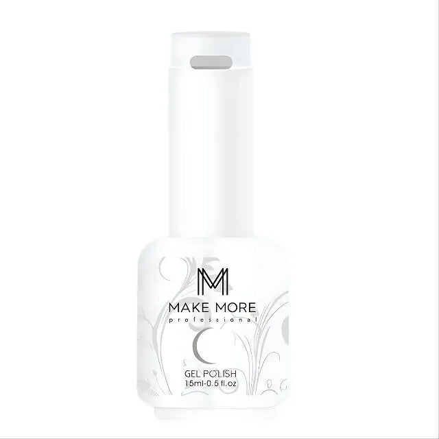 Make More White Gel Nail Polish (15ml) (001)