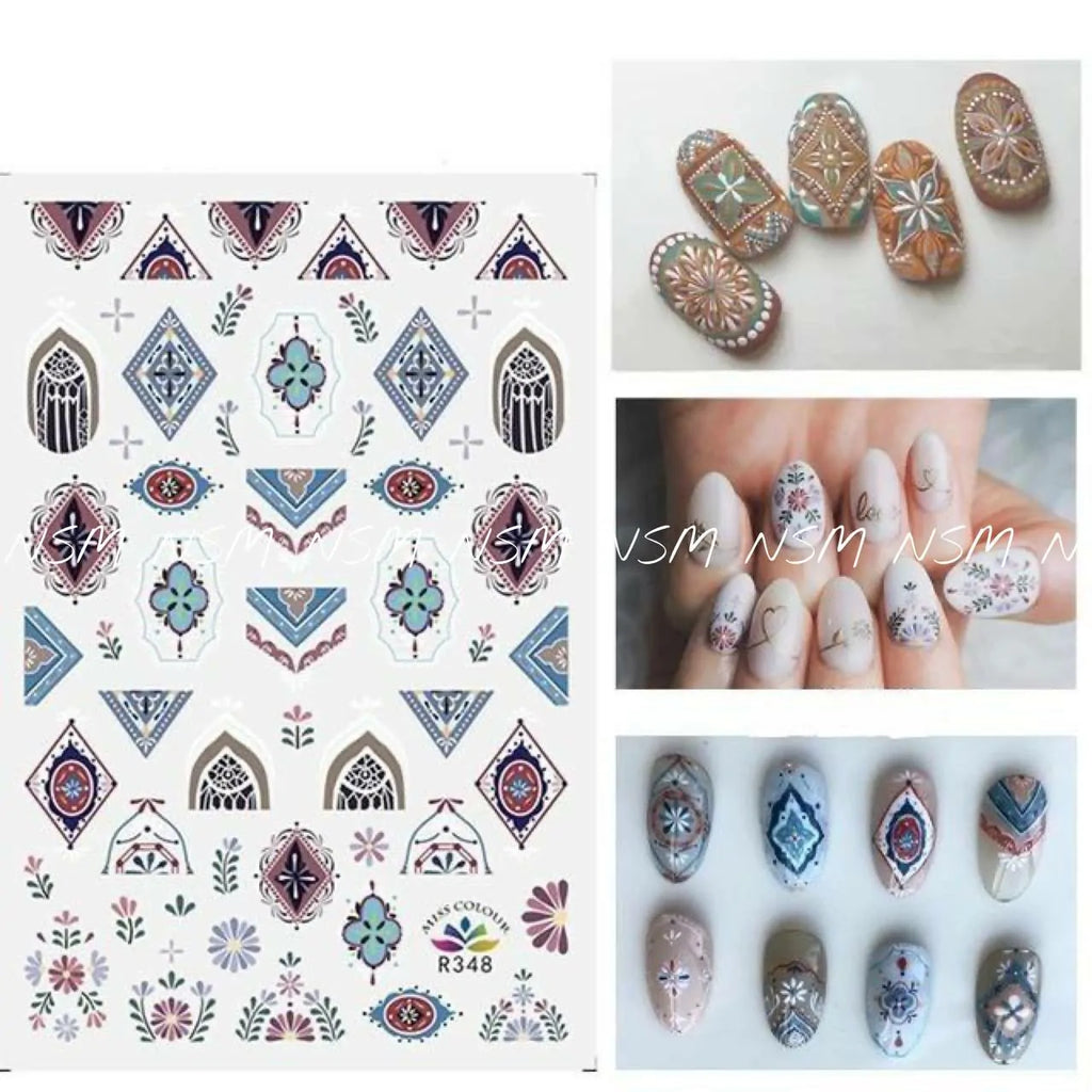 Mandala Art Sticker Sheets (R348)