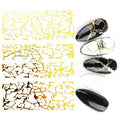 Marble Or Crackled Print 3D Nail Stickers Sheet (JO-1585)