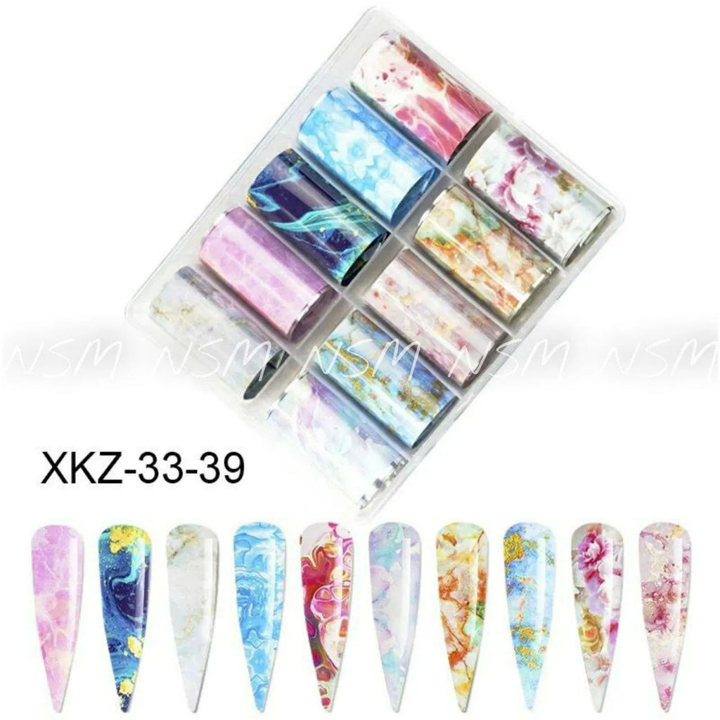 Marble Print Transfer Foil Box