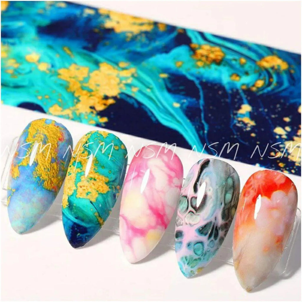 Marble Print Transfer Foil Box