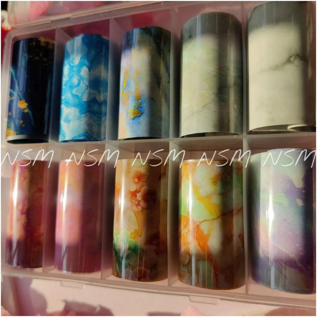 Marble Print Transfer Foil Box