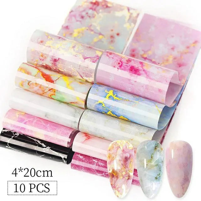 Marble Print Transfer Foils Without Box