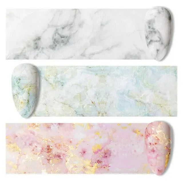 Marble Print Transfer Foils Without Box