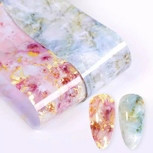 Marble Print Transfer Foils Without Box