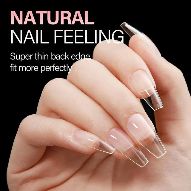 Medium Coffin Soft Gel Nail Tips (600 Pcs Box)