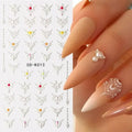 Mehandi / Necklace Style 5D Sticker Sheet (5D-K013)